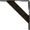 Ekena Millwork Traditional Steel Bracket, Antiqued Warm Silver 2"W x 10"D x 10"H BKTM02X10X10TRAWS - alternate 10